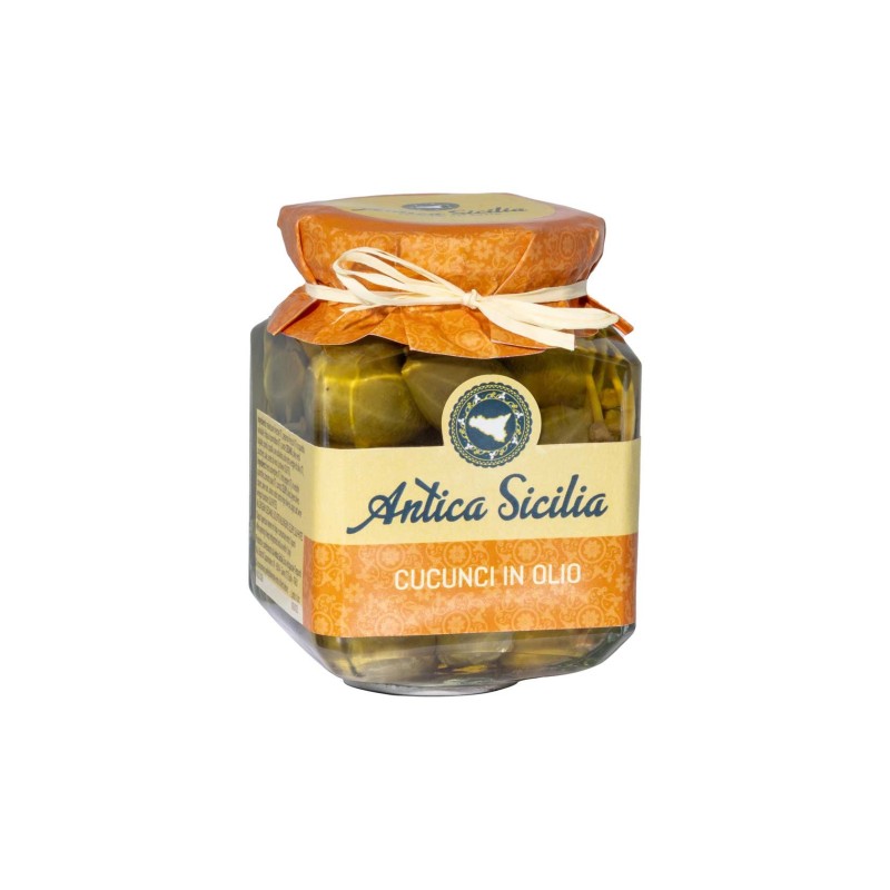 Cucunci à l'huile (fruits du câprier)