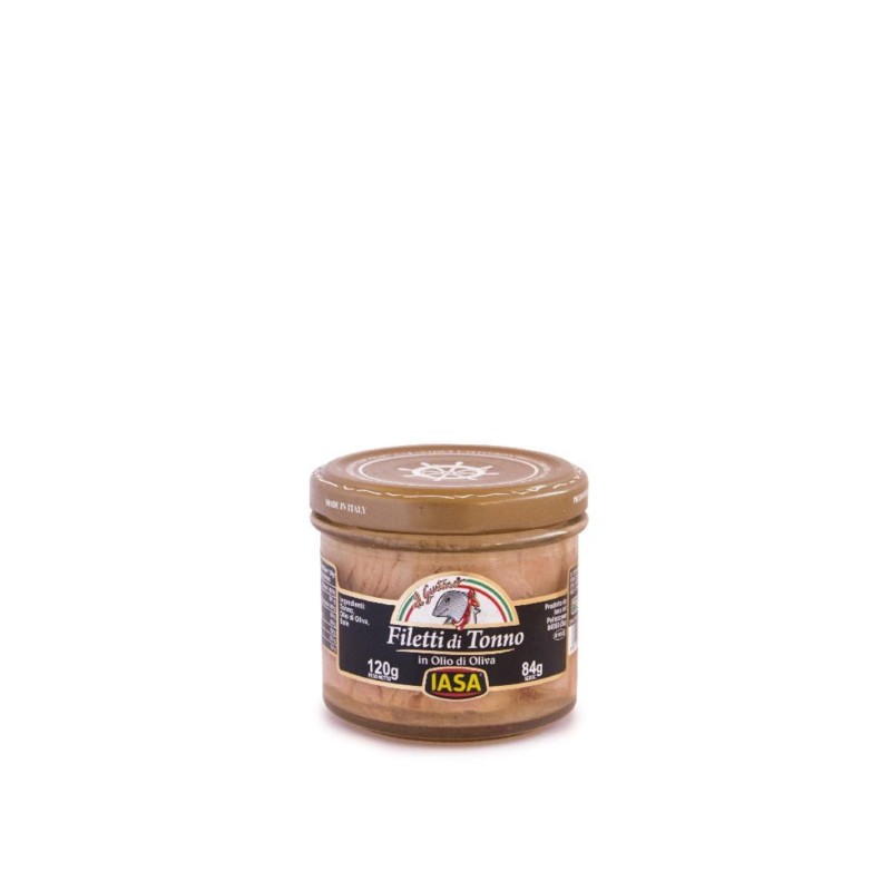 Filetto di tonno pinna gialla all'olio d'oliva