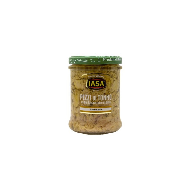 Yellowfin tuna chunks in olive oil