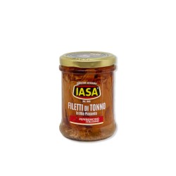 Tuna fillets in spicy sauce