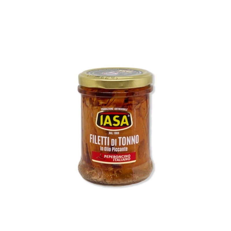 Tuna fillets in spicy sauce
