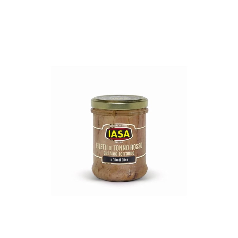 Mediterranean bluefin tuna fillets in olive oil