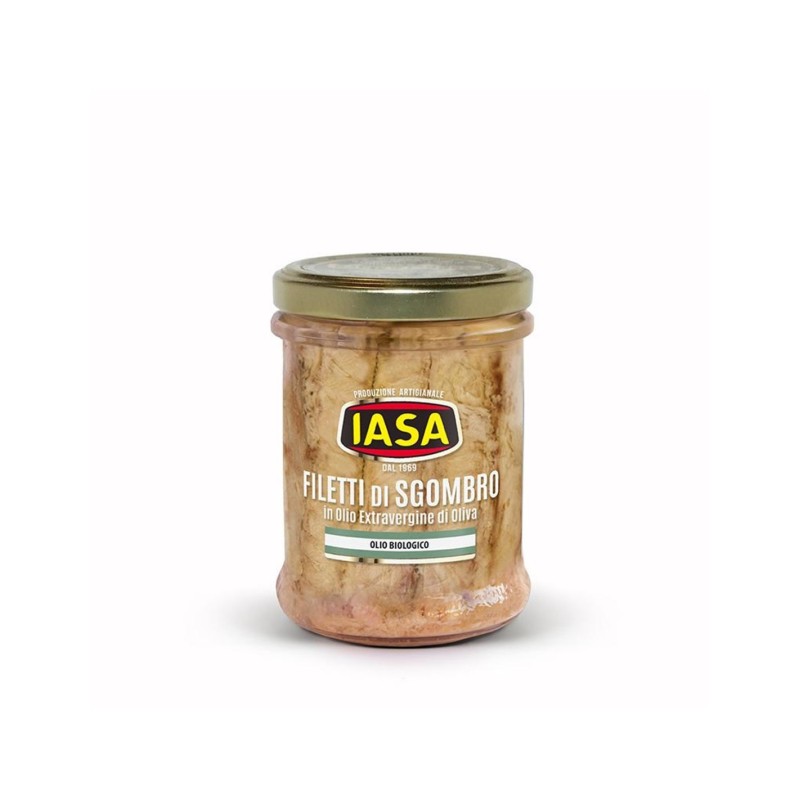Filetti di sgombro all'olio extravergine di oliva BIO
