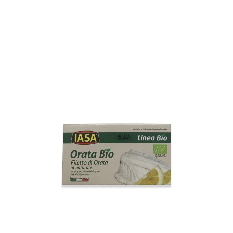 Organic sea bream fillet au naturel