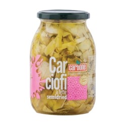 Semi-dried sliced artichoke hearts