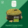 Panettoncino à la pistache avec crème de pistache à tartiner