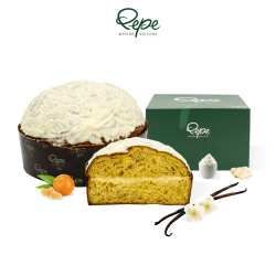 Panettone con Panna e Latte di Bufala e Crema al Mandarino