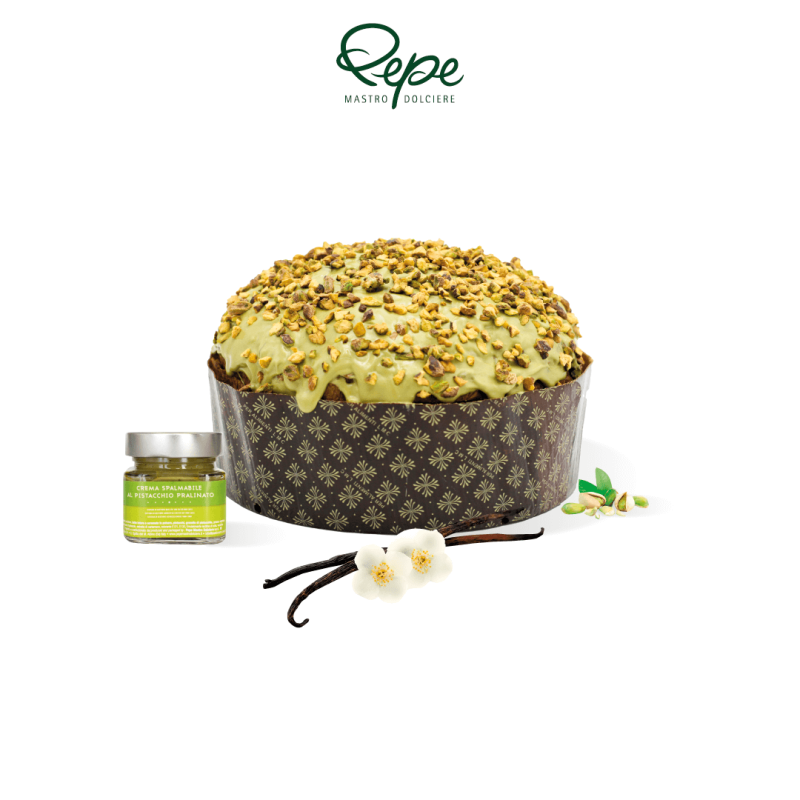 Panettone al Pistacchio + Crema spalmabile