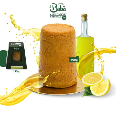 Babà en bocal (cuisson sous verre), au Limoncello de la Côte Amalfitaine