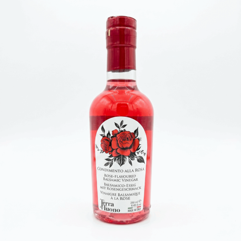 White balsamic condiment with rose, density 1.21