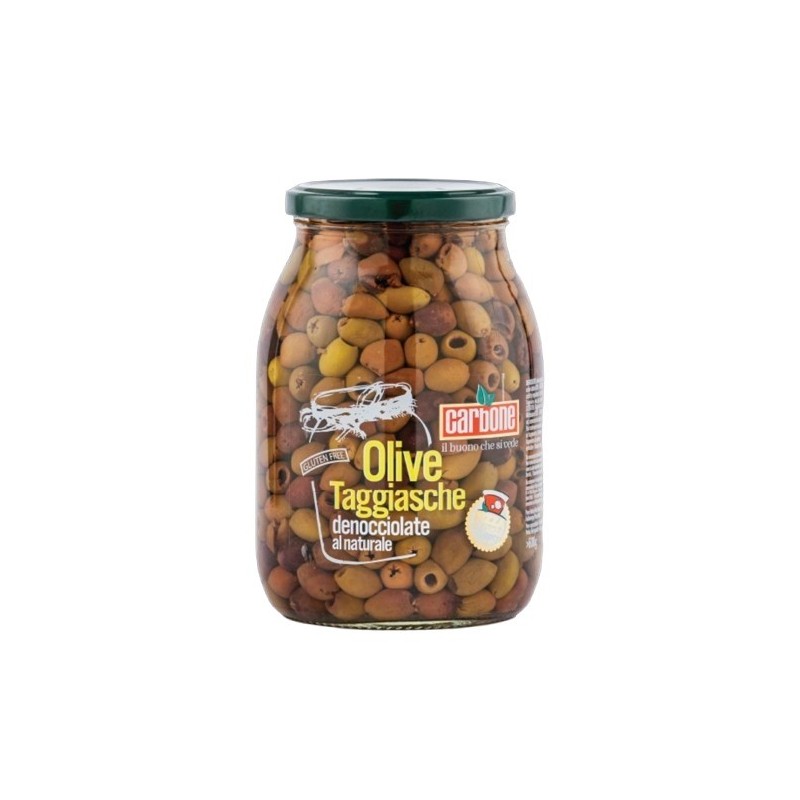 Olive taggiasche denocciolate al naturale