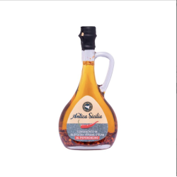 Condiment à base d'huile d'olive extra vierge au piment
