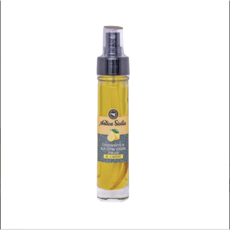 Condiment à base d'huile d'olive extra vierge au citron