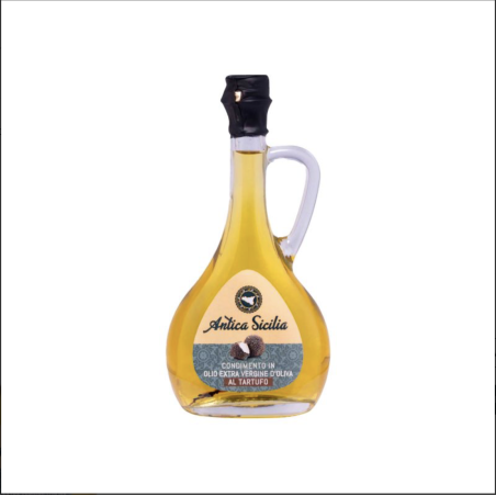 Condiment à base d'huile d'olive extra vierge à la truffe