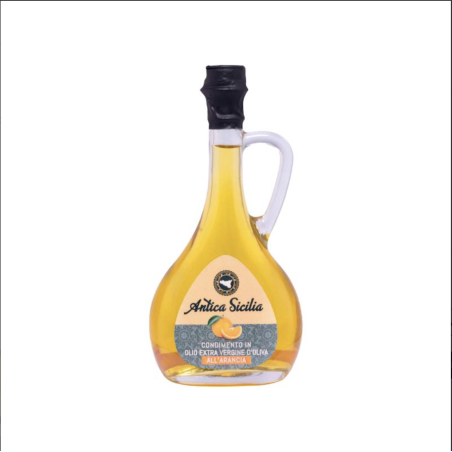 Condiment à base d'huile d'olive extra vierge à l'orange