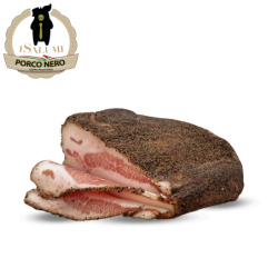 Black pig guanciale