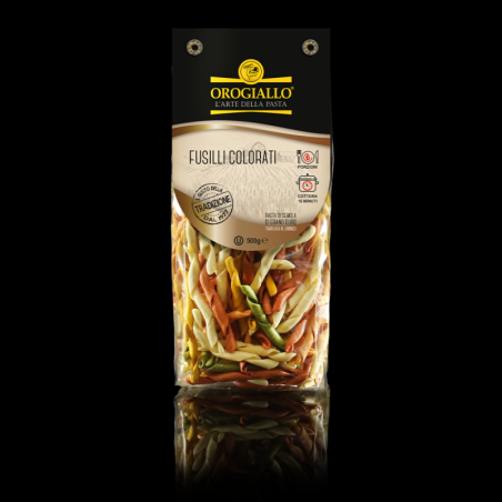 Fusilli colorati