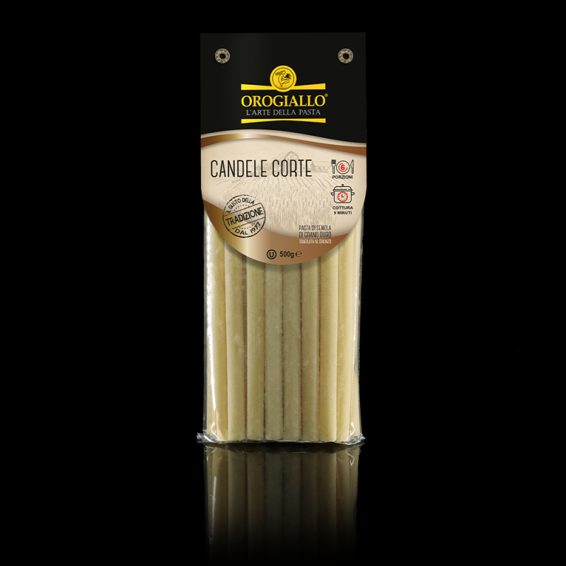 Short candele pasta