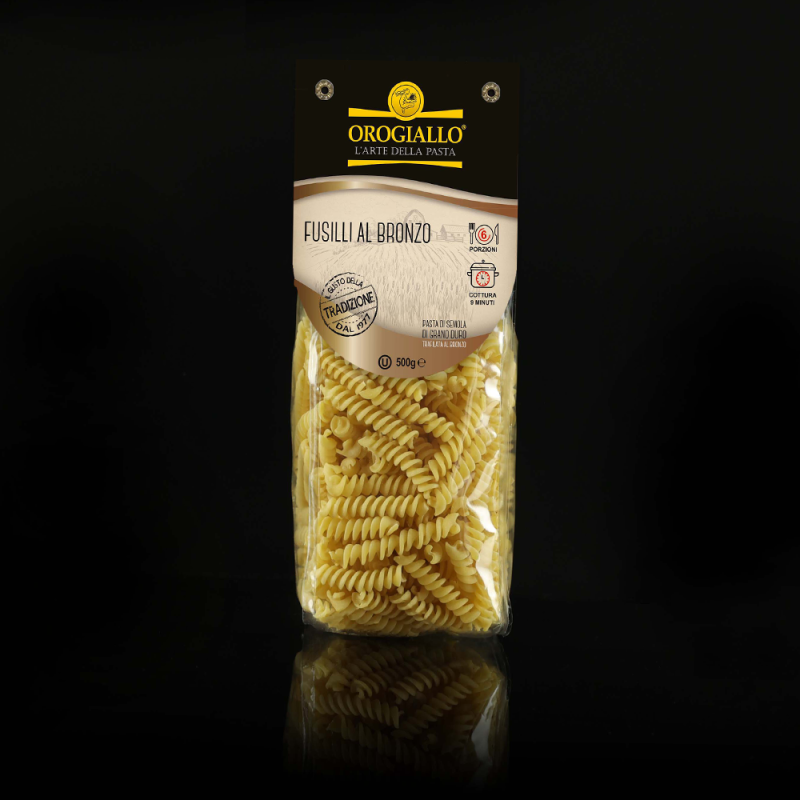 Bronze-die fusilli