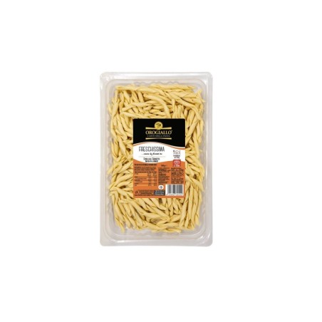 Bronze-drawn fusilli on ferretto