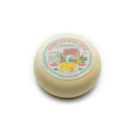 Pecorino dolce dei Colli Aretini fresco, forma 1,4-2,4 kg