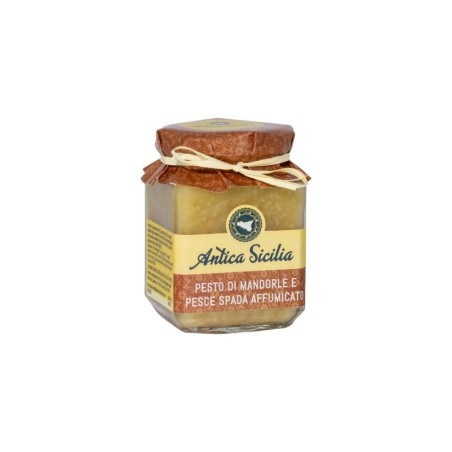 Almond and smoked swordfish pesto