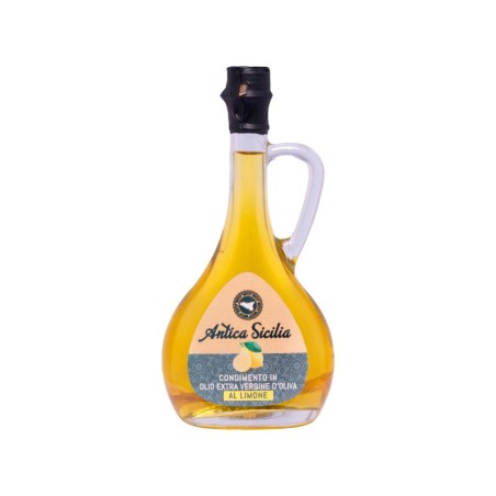 Condiment à base d'huile d'olive extra vierge au citron