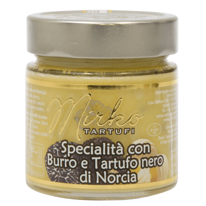 Salted black truffle butter